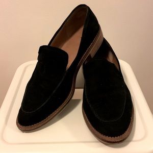 Susina Andie Black Suede Loafers Size 10M